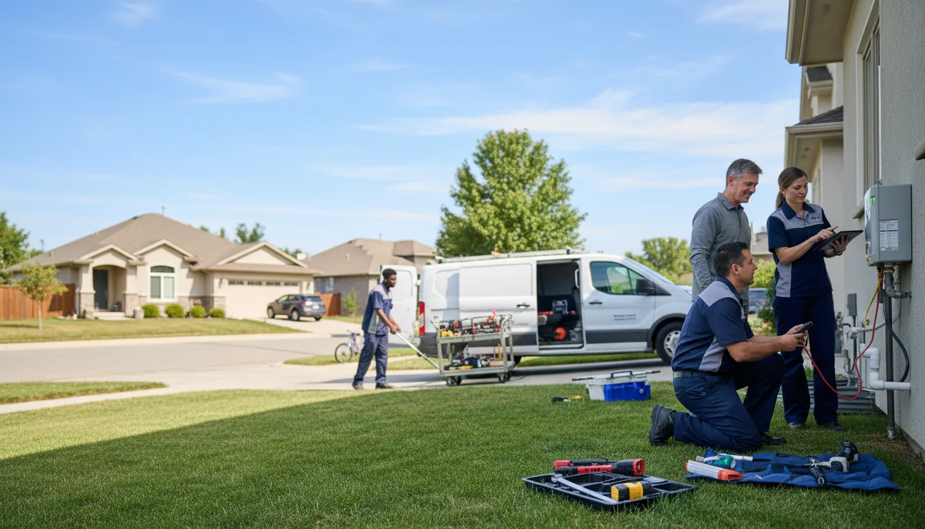 Tankless water heater service in Huntsville, TX